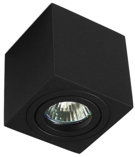 Stropní světlo Brik výklopné 80x80 černé